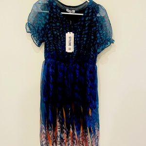 Beautiful and colorful MISSLOOK midi dress